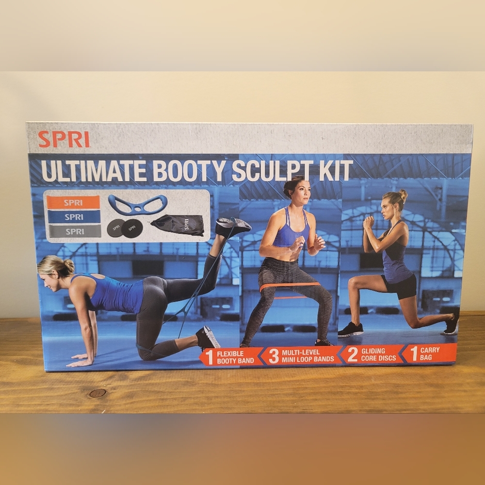 SPRI Ultimate Booty Sculpt Kit, 7 Piece